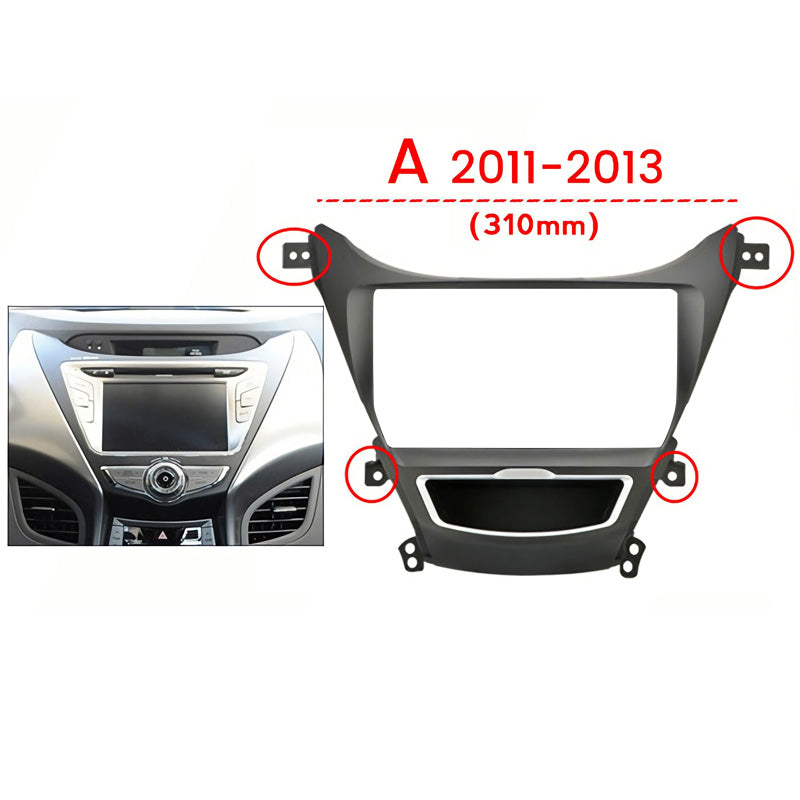 9.5" Radio Frame for Hyundai Elantra 2011-2016