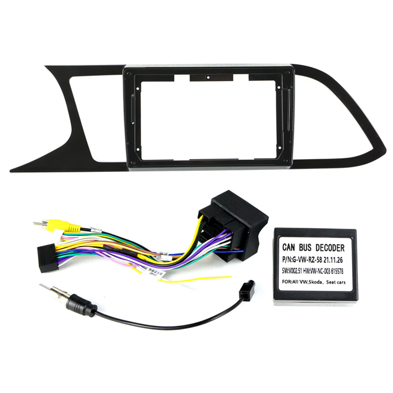 9.5" Radio Frame for Seat Leon 2012-2018