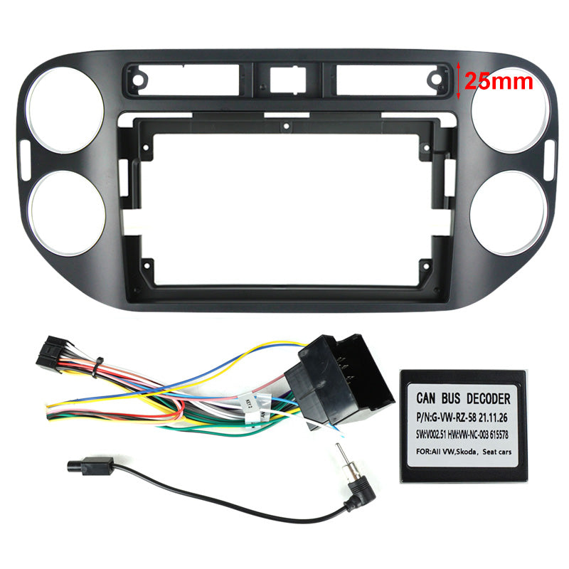 9.5" Radio Frame for Volkswagen Tiguan 2014-2016
