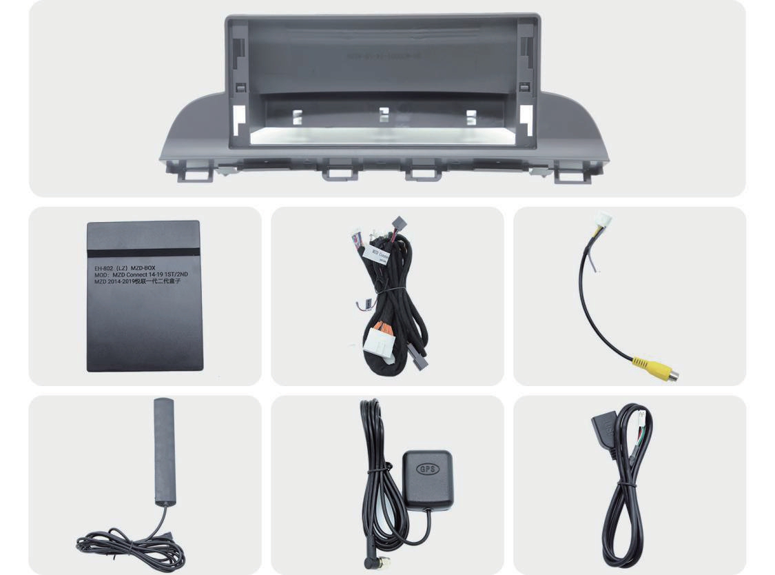 12.3" Radio Frame for Mazda 3 2014-2019